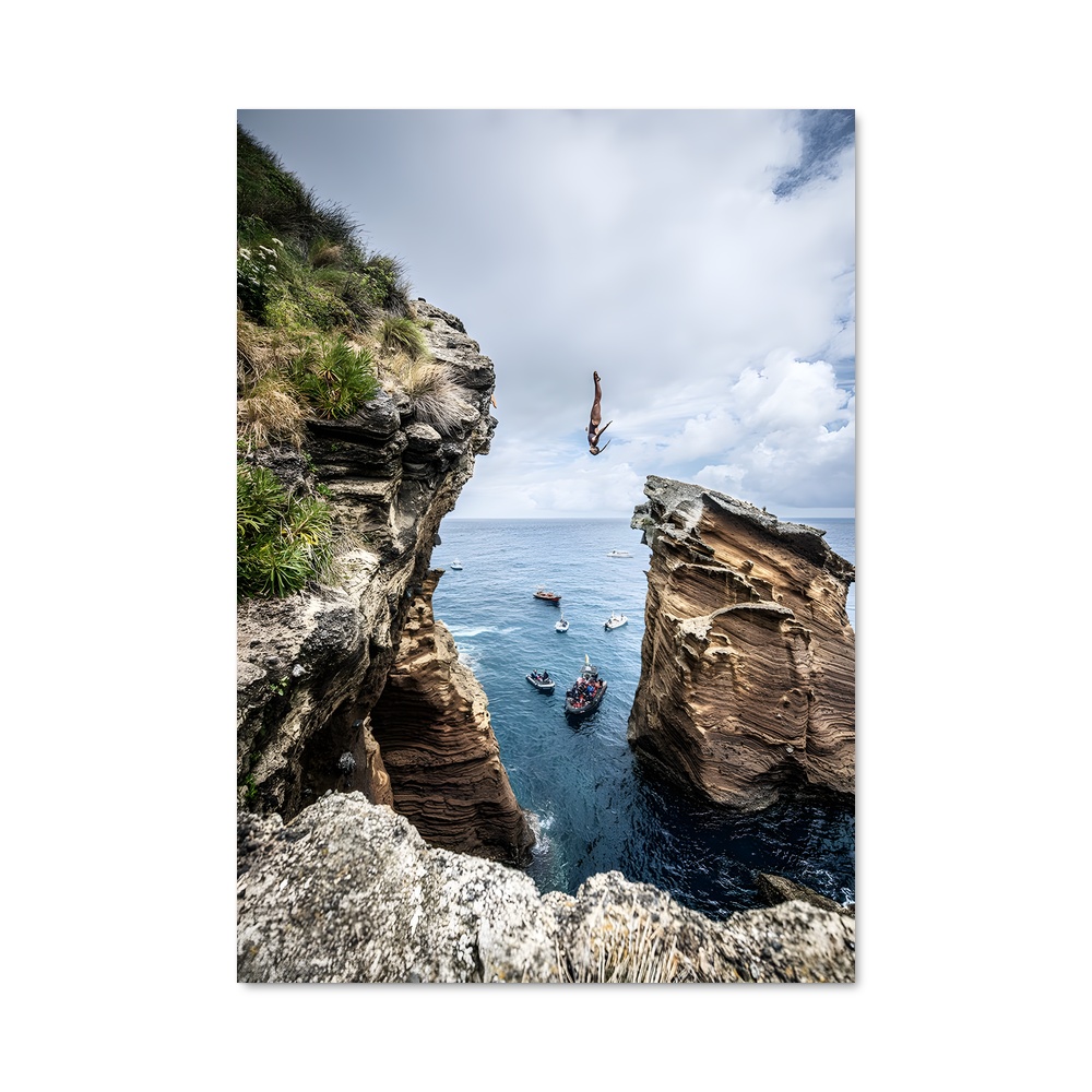 Poster Cliff diving extrême